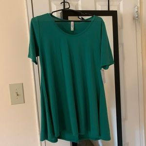 NWT Green LuLa Roe Perfect T Tunic Size Small